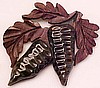 BP189 bakelite & wood corn pin